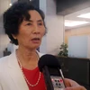 Đại biểu Bùi Thị An cho biết bà đồng tình với phương thức chất vấn mới mẻ được áp dụng tại kỳ họp Quốc hội lần này. (Ảnh: T.H/Vietnam+)