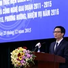 Phó Thủ tướng yêu cầu các sàn giao dịch như chợ khoa học và công nghệ ngày càng thiết thực hơn nữa. (Ảnh: N.H/Vietnam+)