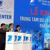 Lãnh đạo VNPT khai trương Trung tâm dữ liệu tại Hà Nội. (Nguồn: VNPT VinaPhone)