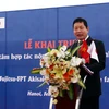 Ông Trương Gia Bình: "FPT sẽ hợp tác với các tổ chức, cá nhân trong chuỗi sản xuất nông nghiệp để phát triển mô hình Nông nghiệp thông minh tại Việt Nam.” (Ảnh: Y.T/Vietnam+)