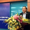 Thứ trưởng Trương Minh Tuấn cho biết tiến tới sẽ xóa bỏ quảng cáo trên chương trình thời sự. (Ảnh: CTV/Vietnam+)