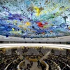 Toàn cảnh phòng họp chung của Hội đồng Nhân quyền ở Geneva, Thụy Sĩ. (Nguồn: AFP/TTXVN) 