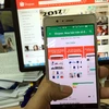 Shopee có trên chợ ứng dụng của hệ điều hành iOS và Android. (Ảnh: Vietnam+)