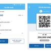 Du khách Trung Quốc thanh toán khi du lịch tại Việt Nam bằng cách dùng ứng dụng WeChat Pay trên điện thoại cá nhân quét mã QR của cửa hàng tạo bởi ứng dụng VIMO Merchant. (Nguồn: Vimo)