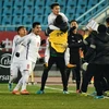 Niềm vui của các cầu thủ U23 Việt Nam và ban huấn luyện. (Nguồn: AFC) 