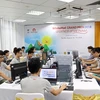 Đội hỗ trợ cuộc thi WhiteHat Grand Prix 2018. (Ảnh: CTV/Vietnam+)