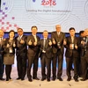 Đoàn Việt Nam dự ASOCIO DIgital Summit 2018. (Ảnh: VINASA)