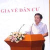 Ông Huỳnh Quang Liêm, Phó Tổng Giám đốc VNPT phát biểu tại sự kiện. (Ảnh: TQ/Vietnam+) 