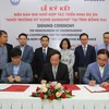 Các bên ký kết xúc tiến xây dựng Samsung Hope School tại Đồng Nai. (Ảnh: D.Linh)