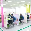 Khu vực sản xuất dành riêng cho nhân viên mang thai tại Samsung. (Ảnh: PV/Vietnam+)
