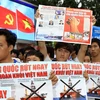 [Photo] Cần Thơ: Míttinh phản đối Trung Quốc đặt giàn khoan