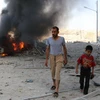 Nổ bom xe ở miền Trung Syria làm gần 90 người thương vong
