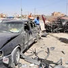 Hiện trường vụ đánh bom ở Kirkuk. (Nguồn: AFP/TTXVN)