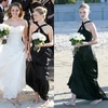 Nữ diễn viên Kate Bosworth cuốn hút trong đầm phù dâu gam màu đen và đi chân trần tại lễ cưới trên biển của cô nàng bạn thân Jacqui Louez.