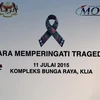 Thủ tướng Malaysia Najib Razak phát biểu tại lễ kỷ niệm 1 năm thảm họa máy bay MH17. (Nguồn: AFP/TTXVN)