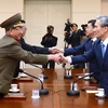 Hàn Quốc và Triều Tiên bắt đầu hội đàm cấp cao nhằm tháo ngòi tình trạng căng thẳng đang gia tăng trên Bán đảo Triều Tiên. (Nguồn: Yonhap/ TTXVN)