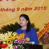 ​Bà Lê Thị Nương, Chủ tịch Hội Liên hiệp phụ nữ tỉnh Thanh Hóa. (Nguồn: vanhoadoisong)