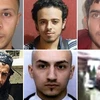 Các nghi phạm tấn công khủng bố ở Paris: Salah Abdeslam, Bilal Hadfi, Ahmad Almohamad, Omar Mostefai, Abdelhamid Abaaoud và Samy Amimour. (Nguồn: Guardian)