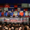 Các ứng viên tranh cử Tổng thống của đảng Cộng hòa tham gia cuộc tranh luận về chính sách nhập cư. (Ảnh: AFP/TTXVN)