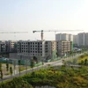Một góc dự án nhà ở thu nhập thấp Đặng Xá, huyện Gia Lâm (giai đoạn 2). (Ảnh: Tuấn Anh/TTXVN)