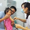 Tỷ lệ tiêm vét vắcxin sởi trên toàn quốc đạt mức 85%
