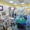 Phòng mổ với thiết bị phẫu thuật có sử dụng robot. (Ảnh: Bệnh viện Nhi Trung ương cung cấp)