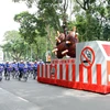Tuần hành tuyên truyền phóng, chống tác hại của thuốc lá ở Thành phố Hồ Chí Minh. (Ảnh: Phương Vy/TTXVN)