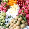Vào mùa nóng, người dân cần tăng cường ăn hoa quả để tăng sức đề kháng của cơ thể. (Ảnh: TTXVN/Vietnam+)
