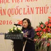 Phó giáo sư Nguyễn Thị Xuyên - Chủ tịch Tổng hội Y học Việt Nam khóa XVI. (Ảnh: PV/Vietnam+)