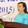 Bộ trưởng Bộ Y tế Nguyễn Thị Kim Tiến. (Ảnh: TTXVN/Vietnam+)