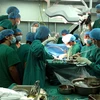 Một ca ghép tạng được thực hiện tại Bệnh viện Hữu Nghị Việt Đức. (Ảnh: TTXVN/Vietnam+)