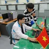 Thí sinh Việt Nam được đào tạo tại Trung tâm Đào tạo kỹ năng Olympic Samsung. (Ảnh: PV/Vietnam+)