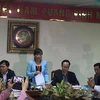 Giám đốc Sở Y tế tỉnh Bắc Ninh Tô Thị Mai Hoa công bố kết luận của hội đồng chuyên môn. (Ảnh: PV/Vietnam+)