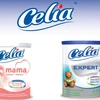 Hai mẫu sữa Celia của Tập đoàn Lactalis (Pháp).