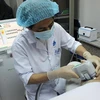 Phương pháp miraDry chữa trị chứng tăng tiết mồ hôi. (Ảnh: PV/Vietnam+)