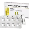 Một loại thuốc chứa Alphachymotrypsin. 