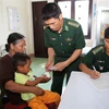 Hiệu quả mô hình trạm xá quân dân y kết hợp tại tỉnh Thừa Thiên-Huế. (Ảnh: TTXVN)