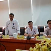 Phó giáo sư Lê Văn Quảng - Phó giám đốc Bệnh viện K phát biểu. (Ảnh: PV/Vietnam+)