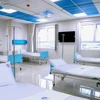 Trung tâm Sản Nhi được thiết kế theo mô hình bệnh viện khách sạn. (Ảnh: PV/Vietnam+)