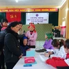 Khám chữa bệnh cho người dân tại vùng khó khăn ở huyện Bảo Lạc, Cao Bằng. (Ảnh: T.G/Vietnam+)
