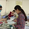 Điều trị cho bệnh nhân máu khó đông tại Viện Huyết học - Truyền máu Trung ương. (Ảnh: PV/Vietnam+)