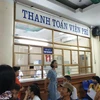 Khu thanh toán viện phí tại Bệnh viện Đa khoa tỉnh Quảng Ninh. (Ảnh: T.G/Vietnam+)
