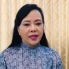 Bộ trưởng Bộ Y tế Nguyễn Thị Kim Tiến thông tin tới báo chí. (Ảnh: PV/Vietnam+)