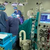 Một ca ghép tạng được thực hiện tại Bệnh viện Hữu nghị Việt Đức. (Ảnh: PV/Vietnam+)