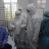Một bệnh nhân được cách ly tại tỉnh Vĩnh Phúc. (Ảnh: PV/Vietnam+)