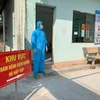 Khu vực điều trị cho các bệnh nhân dương tính tại Phòng khám đa khoa khu vực Quang Hà, huyện Bình Xuyên, Vĩnh Phúc. (Ảnh: PV/Vietnam+)