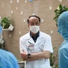 Tiến sỹ Bạch Quốc Khánh cung cấp thông tin về ca bệnh 237. (Ảnh: Việt Hùng/Vietnam+)