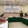Bà Trần Thị Trang-Phó Vụ trưởng Vụ Pháp chế phát biểu tại hội thảo. (Ảnh: PV/Vietnam+)