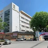 Bệnh viện E bắt đầu từ 20 giờ ngày 19/8 tạm dừng công tác tiếp nhận, khám chữa bệnh. (Ảnh: PV/Vietnam+)