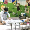 Nam bệnh nhân đang điều trị tại Bệnh viện Hữu nghị Việt Đức. (Ảnh: PV/Vietnam+)